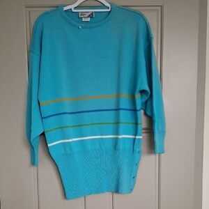 Women's Italian Vigin Wool Ski Sweater Designer Gispa